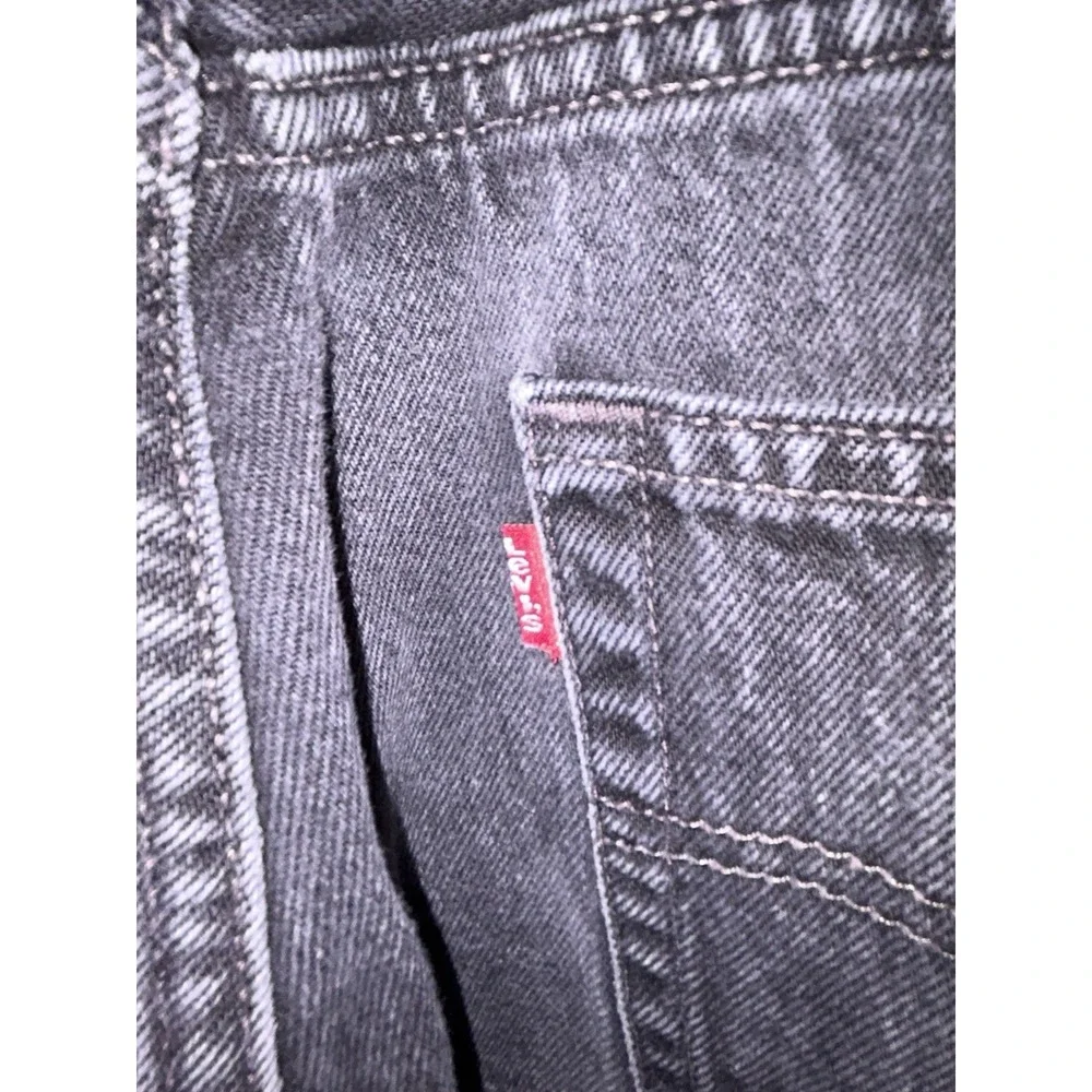 Vintage Levis 501 Jeans Men's 32x32 (Tag 34x34) Black Button Fly Made In USA